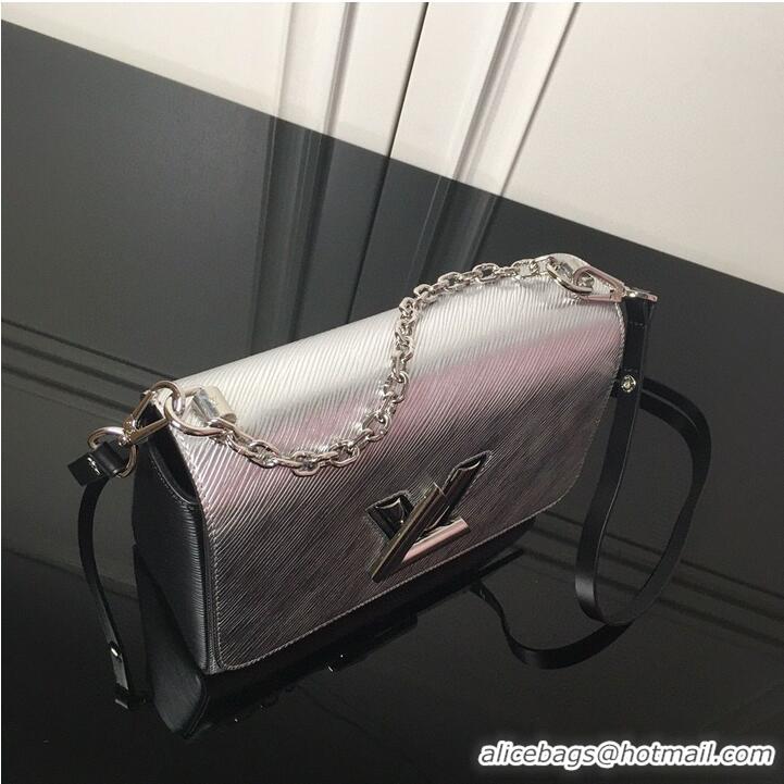 Well Crafted Louis Vuitton Epi Leather TWIST MM M50280 Silver