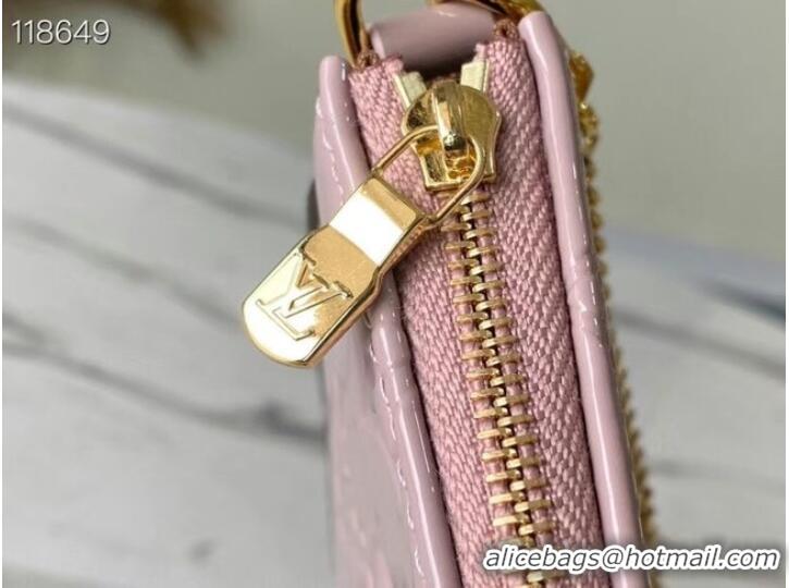 Grade Louis Vuitton Monogram Vernis MINI POCHETTE ACCESSOIRES M58009 pink