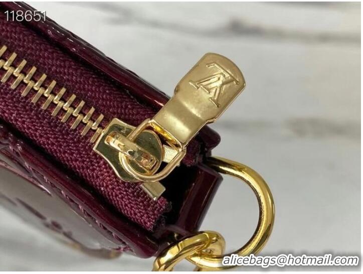 Low Cost Louis Vuitton Monogram Vernis MINI POCHETTE ACCESSOIRES M58009 violet