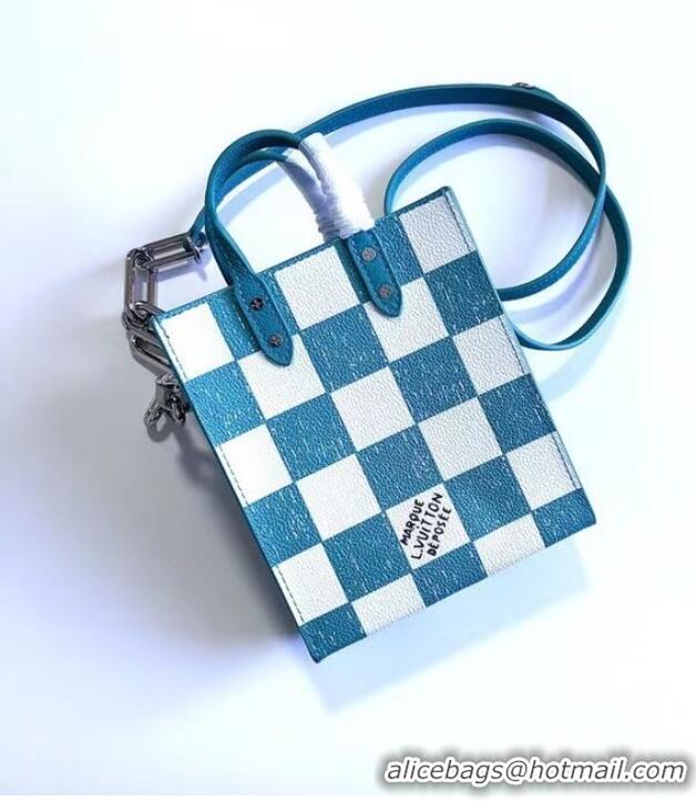 New Style Louis Vuitton SAC PLAT XS N60479 blue