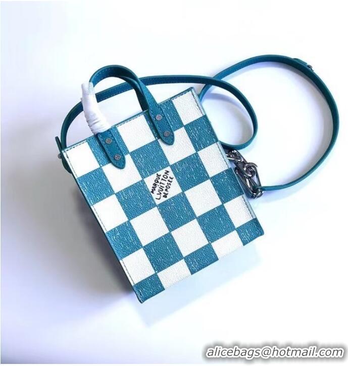 New Style Louis Vuitton SAC PLAT XS N60479 blue