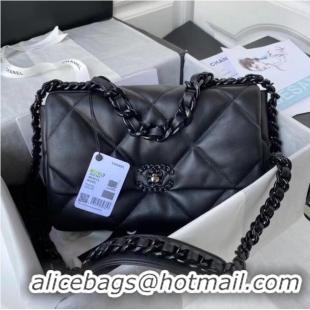 Promotional CHANEL Lambskin 19 Flap Bag AS1160 AS1161 black