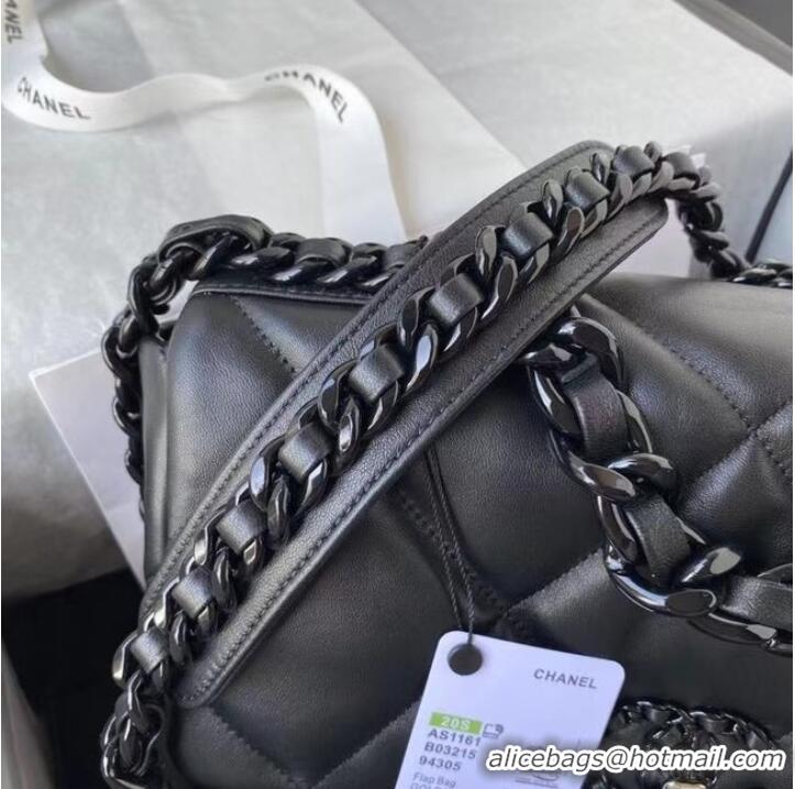 Promotional CHANEL Lambskin 19 Flap Bag AS1160 AS1161 black