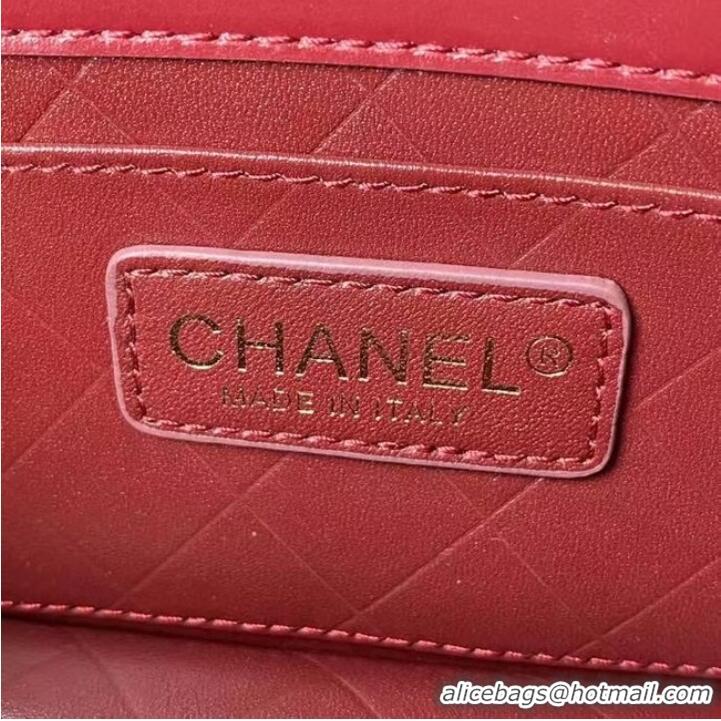 Hot Style Chanel small Flap Shoulder Bag Original leather AS2714 Wine