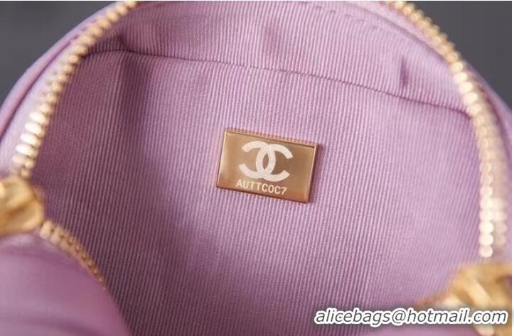 Promotional Chanel mini Shoulder Bag Grained Calfskin AS2857 Lavender