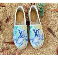 Best Product Louis Vuitton Watercolor Denim Espadrilles 081259 Blue