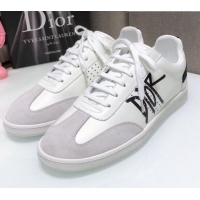 Good Product Dior Homme B01 Calfskin Suede Sneakers 070848 White