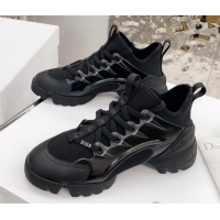 Top Quality Dior D-Connect Sneaker in Technical Fabric DS7 Black 2021