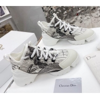 New Style Dior D-Connect Sneaker in Butterfly Printed Technical Fabric DS28