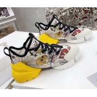 Best Quality Dior D-Connect Sneaker in Dioramour Printed Technical Fabric DS35