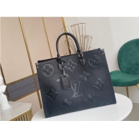 Unique Discount Louis Vuitton ONTHEGO Original Leather GM M44925 Black