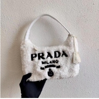 Good Product Prada Re-Edition 2000 terry mini-bag 1NE515 white