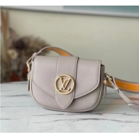 Shop Grade Louis Vuitton PONT 9 SOFT PM M58728 grey