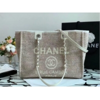 Grade Discount Chanel Shopping bag MM A67001 Cream