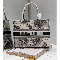 Cheapest DIOR BOOK TOTE Latte Multicolor Dior Zodiac Embroidery M1296ZR