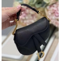 Grade Quality DIOR SADDLE BAG mini Calfskin C8160 black