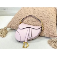 Well Crafted Dior SMALL SADDLE-TAS VAN KALFSLEER M0445CW LIGHT PINK