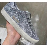 Best Price Golden Goose GGDB Sequins Sneaker Silver 051117