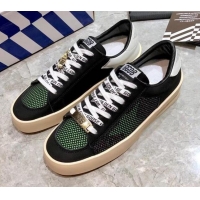 Low Price Golden Goose Stardan Mesh Sneaker Black/Green 051124