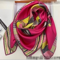 Discount Hermes War Horse Silk Square Scarf 90x90cm H62312 Pink 2021