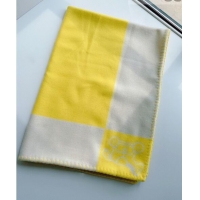 Unique Style Hermes Wool & Cashmere Baby Blanket HB93016 Yellow 2021