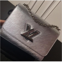 Well Crafted Louis Vuitton Epi Leather TWIST MM M50280 Silver