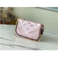 Grade Louis Vuitton Monogram Vernis MINI POCHETTE ACCESSOIRES M58009 pink