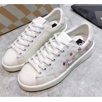 Luxury Classic Golden Goose Graffiti White Calfskin Sneaker 051148