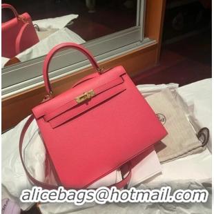 New Release Creation Hermes Original Epsom Leather KEL2578 Rose