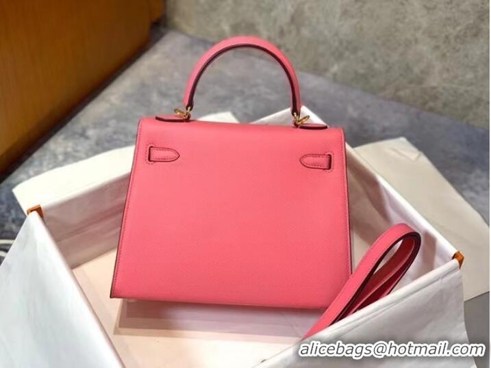 New Release Creation Hermes Original Epsom Leather KEL2578 Rose