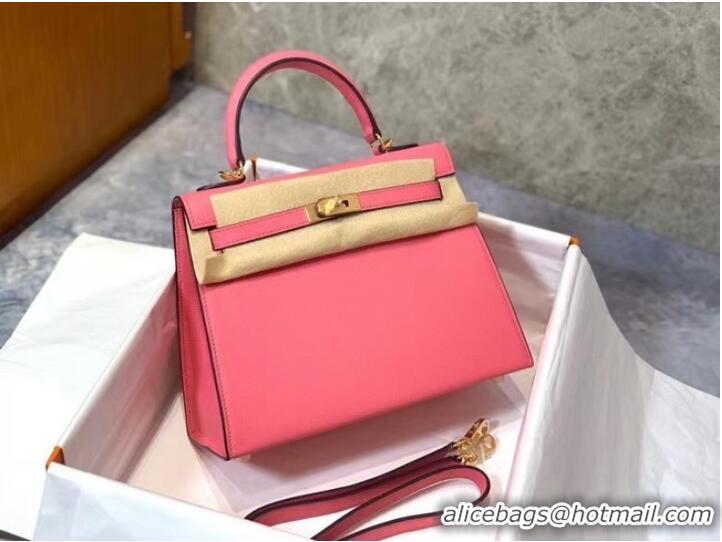 New Release Creation Hermes Original Epsom Leather KEL2578 Rose