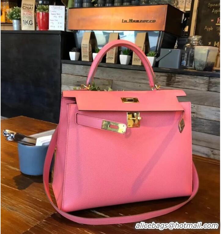 New Release Creation Hermes Original Epsom Leather KEL2578 Rose