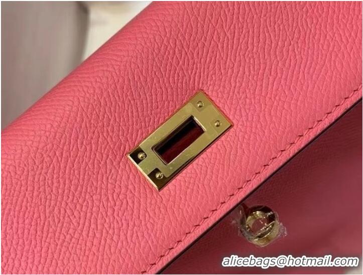 New Release Creation Hermes Original Epsom Leather KEL2578 Rose