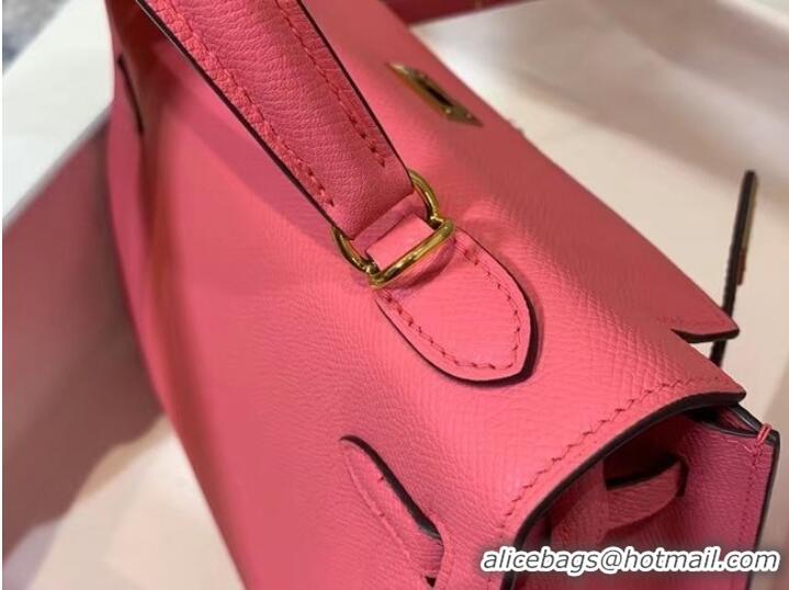 New Release Creation Hermes Original Epsom Leather KEL2578 Rose