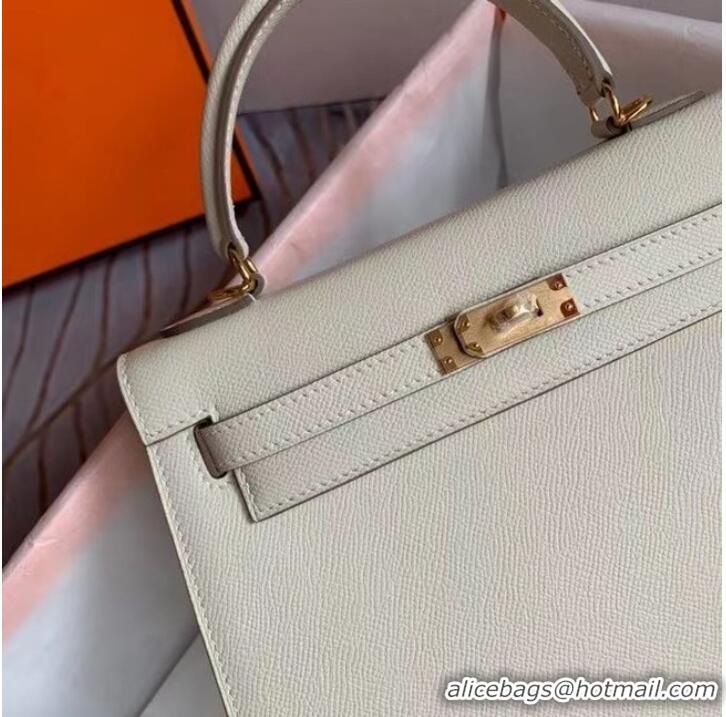 Buy Discount Hermes Original Epsom Leather KEL2578 white