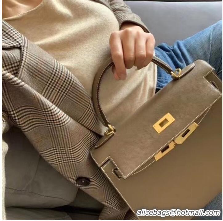 Newly Launched Hermes Original Epsom Leather KEL2578 grey