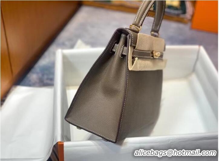 Newly Launched Hermes Original Epsom Leather KEL2578 grey