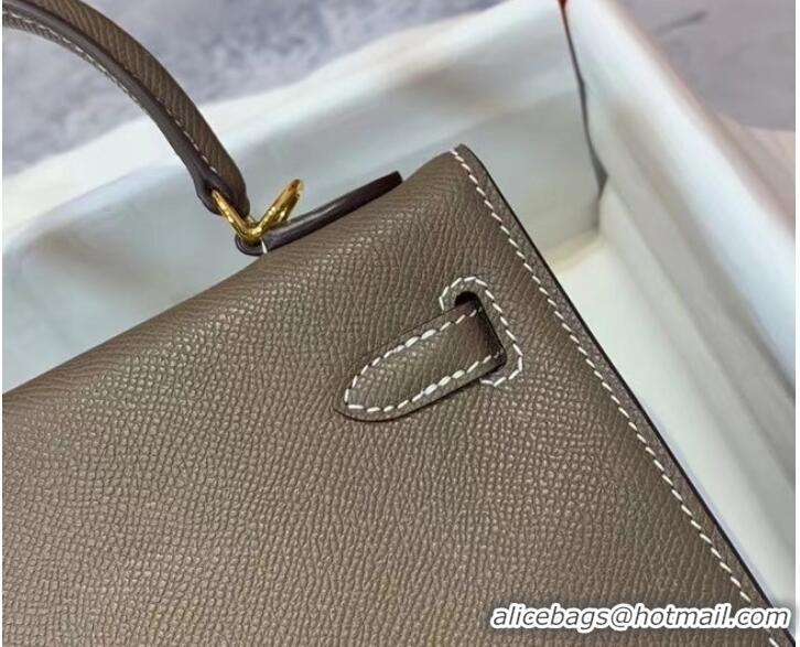 Newly Launched Hermes Original Epsom Leather KEL2578 grey