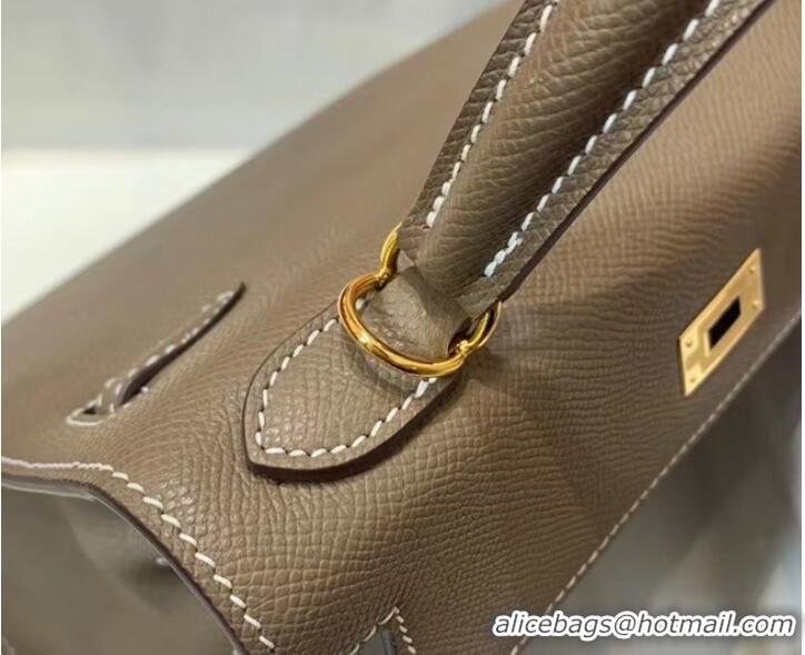 Newly Launched Hermes Original Epsom Leather KEL2578 grey