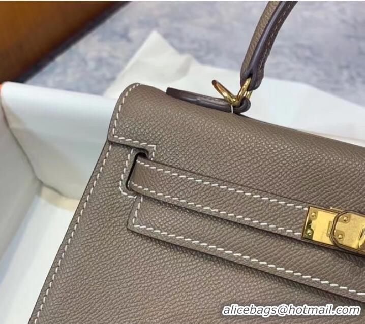 Newly Launched Hermes Original Epsom Leather KEL2578 grey