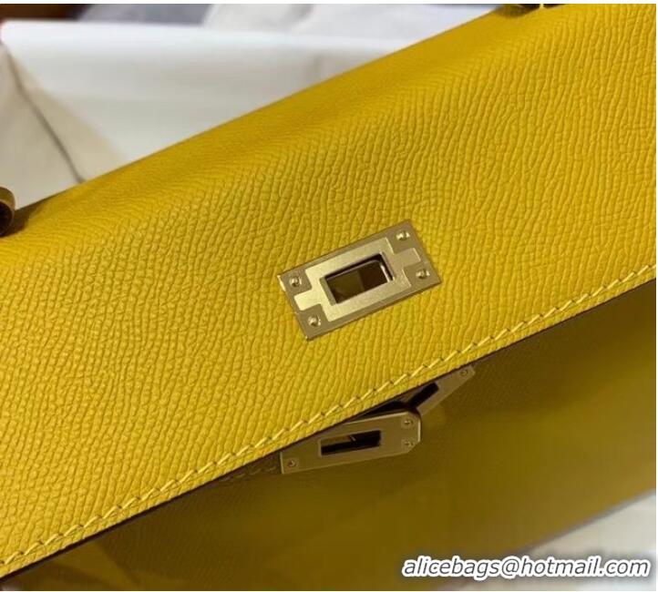 New Fashion Hermes Original Epsom Leather KEL2578 lemon