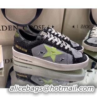 Best Design Golden Goose Stardan Mesh Sneakers Black/Green/White 1027071