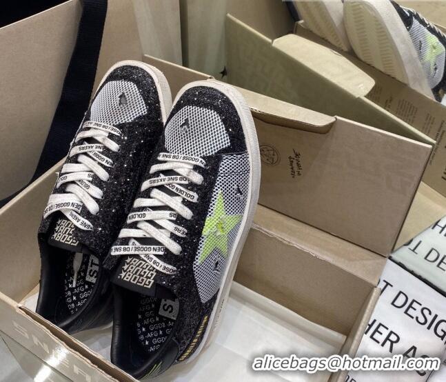 Best Design Golden Goose Stardan Mesh Sneakers Black/Green/White 1027071