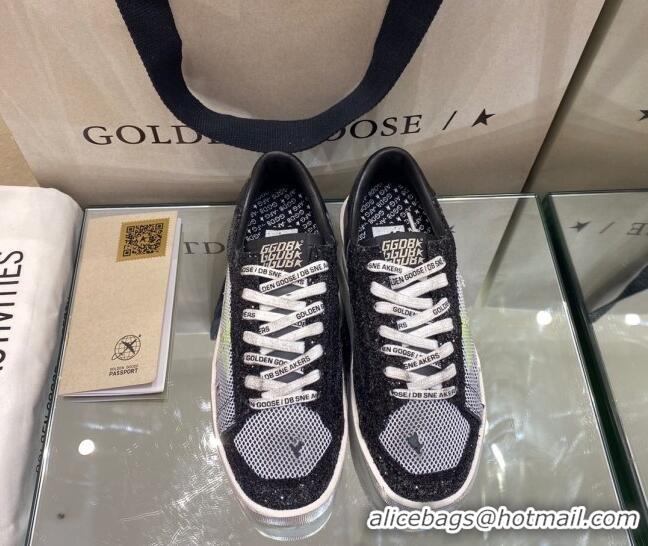 Best Design Golden Goose Stardan Mesh Sneakers Black/Green/White 1027071