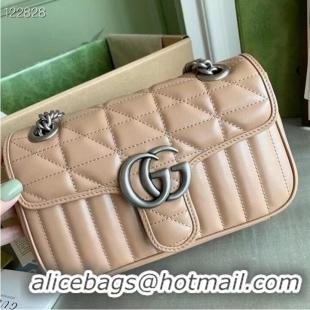 Spot Bulk Gucci GG Marmont matelasse mini bag 446744 Beige