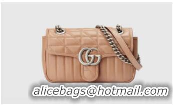 Spot Bulk Gucci GG Marmont matelasse mini bag 446744 Beige