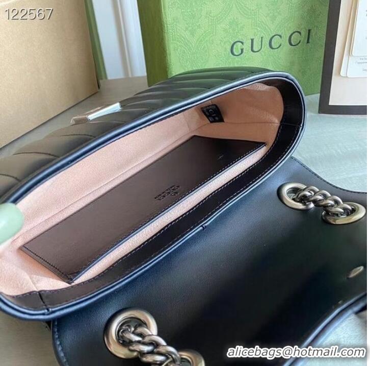 Best Price Gucci GG Marmont matelasse mini bag 446744 black