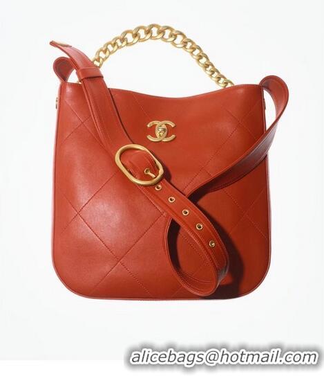 Unique Grade Chanel leather Shoulder Bag AS2844 red