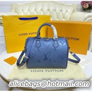 Top Quality Louis Vuitton SPEEDY BANDOULIERE 25 M58947 blue