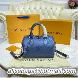 New Classic Louis Vuitton SPEEDY BANDOULIERE 20 M58953 blue